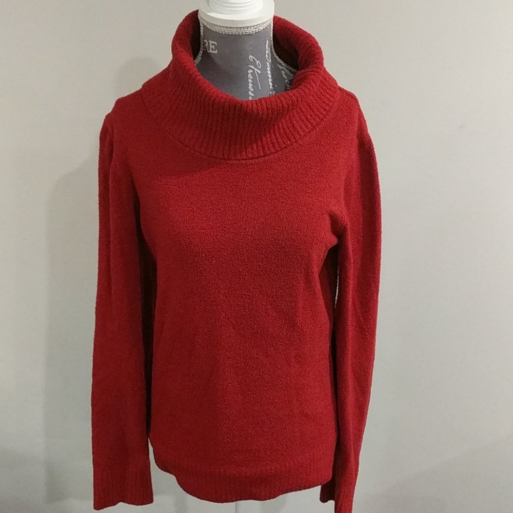 Dalia soft Red turtle neck